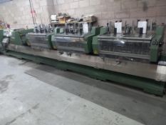 2002 MULLER MARTINI 6 STATION FOLDER/STITCHER/TRIMMER