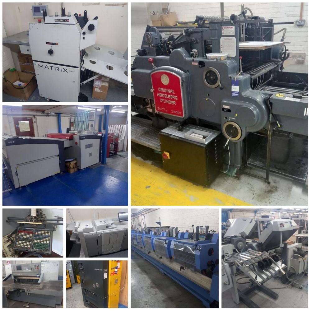 Online Auction of Good Quality Litho & Digital Printing Machinery & General Equipment
