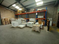 4 BAYS OF PALLET RACKING