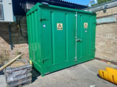 EMPTEEZY STEEL CHEMICAL STORAGE CONTAINER