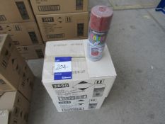 2 boxes spray paint red primer 400ml