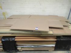 Quantity assorted timber sheet etc to pallet