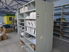2 bays metal shelving (bolted) 2200 x 1850 x 470mm (Delayed collection until last afternoon of