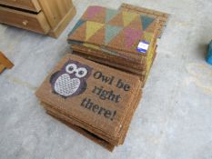 Quantity door mats