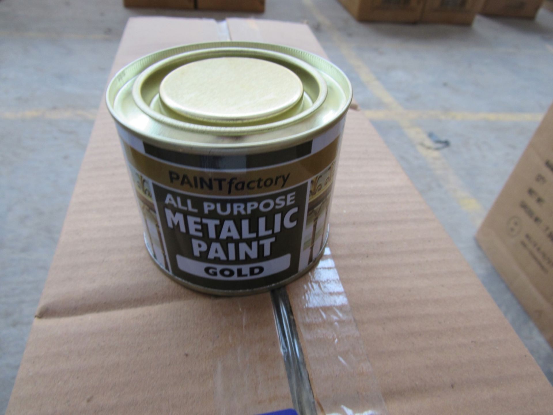 Quantity gold metallic paint 170ml - Image 2 of 2