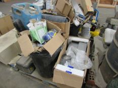 Cooker hood and assorted items to pallet