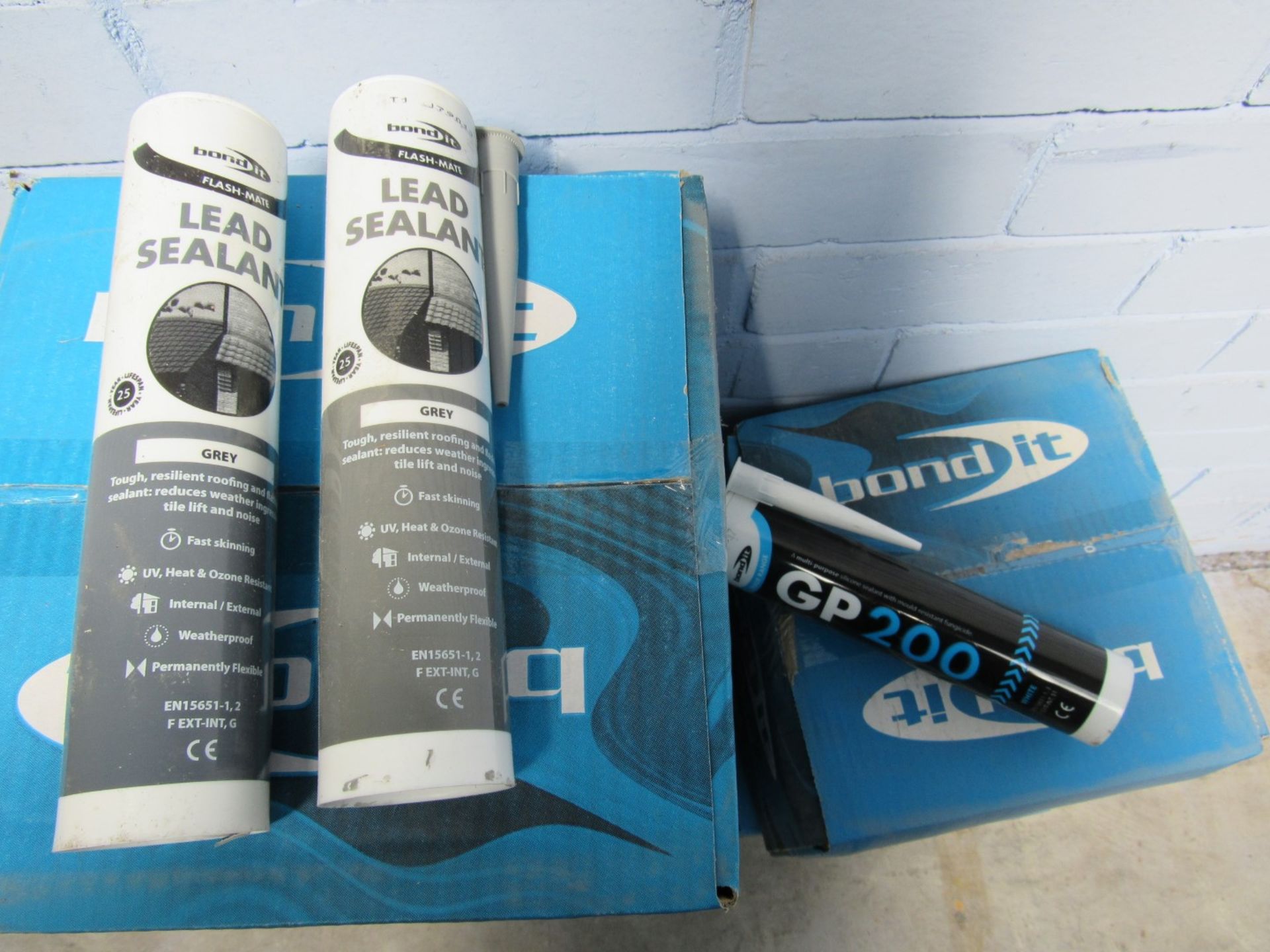 Quantity Bond it lead sealant and white sealant to 5 boxes - Image 2 of 2