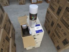 Quantity colour white matt spray paint 400ml