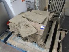 Quantity Indian sandstone paving to pallet