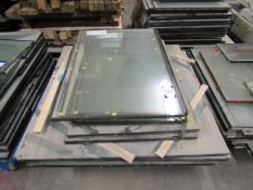 Quantity assorted double glazed units to pallet