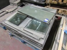 Quantity assorted double glazed units to pallet