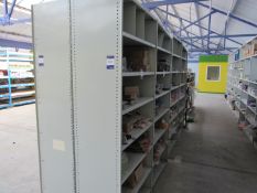 2 bays metal shelving (bolted) 2200 x 1850 x 470mm (Delayed collection until last afternoon of