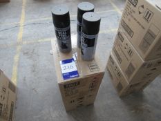 2 boxes textured spray paint black 400ml