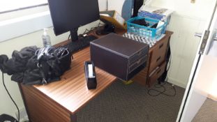 Office Furniture To Include Desks, Draws, Chairs, Monitors, Filing Cabinets. Excluding IT
