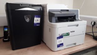 Brother DCP-L3550CDW All-in-One Colour Printer & Dell AS880C Cross Cut Paper