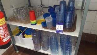 Quantity of Plastic Jugs & Cups