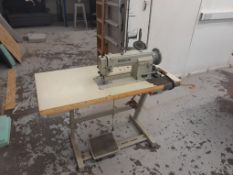 Wimsew W-3300-1 Sewing machine on table, Serial Number 0502356 (Located in Coventry)