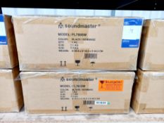 2 x Soundmaster PL780SW Turntable with Magnetic Pickup & Bluetooth Transmitter