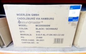 Soundmaster MCD5550SW Bluetooth Hi Fi System