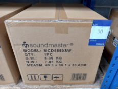 Soundmaster MCD55508W Bluetooth Hi Fi System