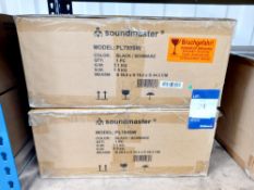 2 x Soundmaster PL780SW Turntable with Magnetic Pickup & Bluetooth Transmitter