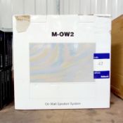 Systemline M-OW2 on wall speaker system