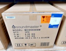Soundmaster MCD55508W Bluetooth Hi Fi System