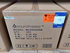 Soundmaster MCD55508W Bluetooth Hi Fi System