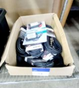 Quantity of audio leads to box