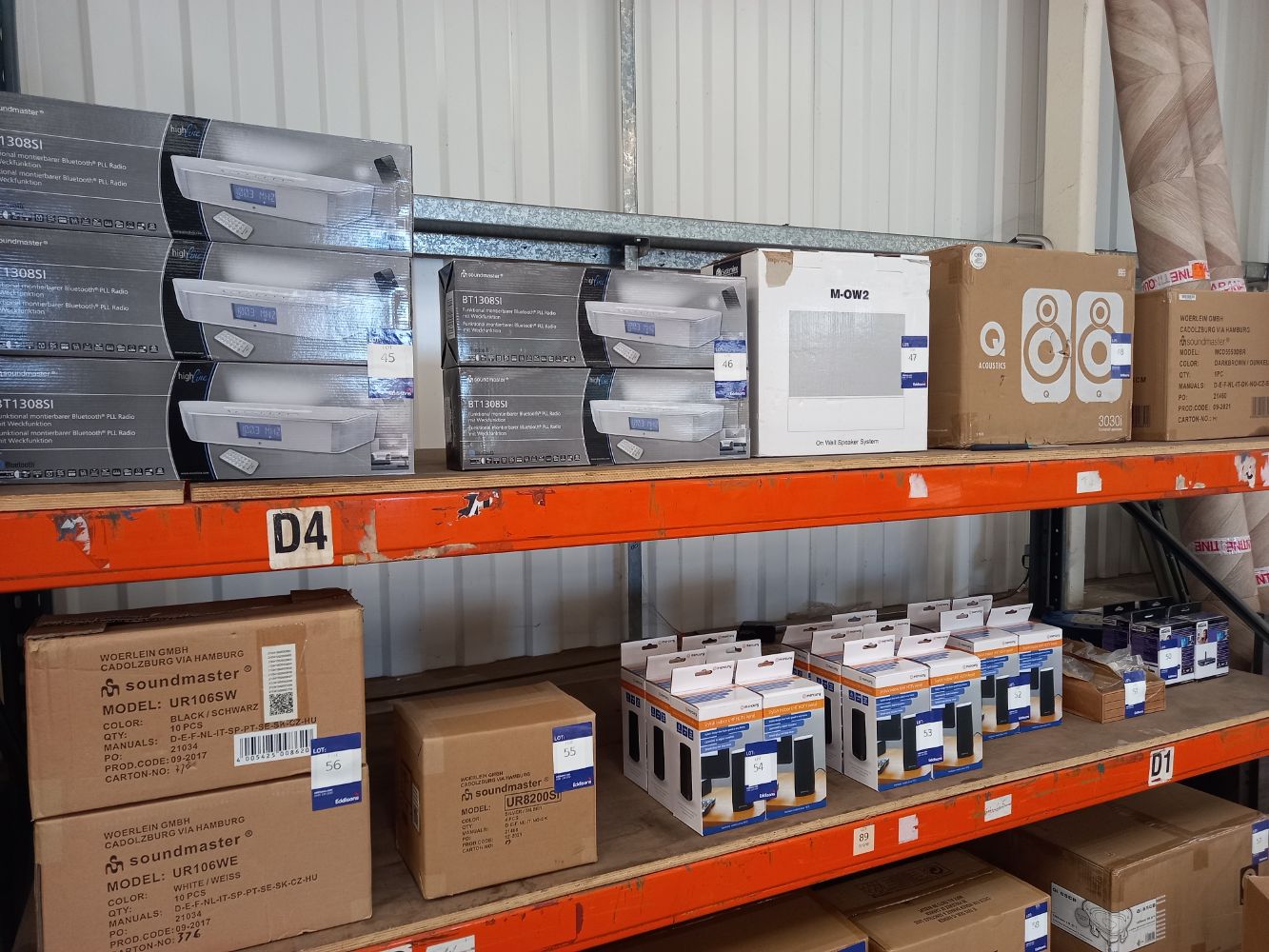 AV Stock, Hi-Fi Units, DAB Radios, Speakers, Cables, Connectors and Photographic Equipment