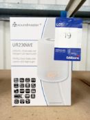 Soundmaster UR230WE FM-AL Clock Radio with Night Light