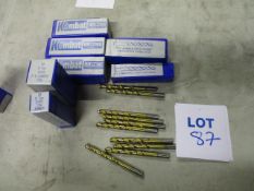 HSS TiN Coated Split Point Jobber Drills (Unused)