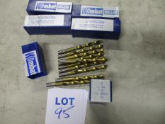 HSS TiN Coated Split Point Jobber Drills (Unused)