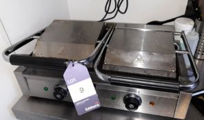 Chef-Hub Twin Section Contact Grill