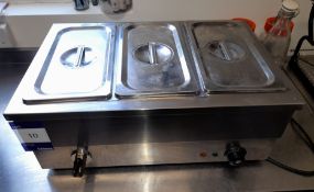 Electric 3 Section Bain Marie