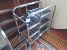Vogue stainless steel trolley