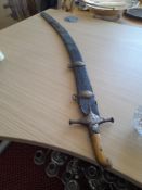 Antique sword & scabbard