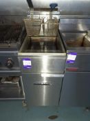 Imperial CIFS 40 stainless steel twin basket deep fat fryer (disconnection by qualified tradesperson