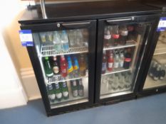 Blizzard BZ-BAR2 display chiller, S/N HAZ90906472733 & contents of beer and soft drinks