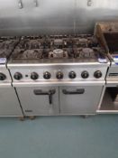 Lincat stainless steel 6-burner Range oven (disconnection by qualified tradesperson required)