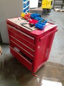 Steel mobile tool chest