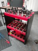 Tool holder trolley & quantity of tooling