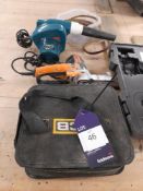 JCB jigsaw, with Evolution precision file saw and