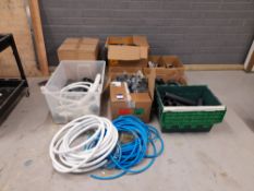 Quantity of various consumables, including pipewor