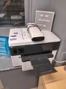 HP Officejet Pro 7740 printer, with Rexel Style la