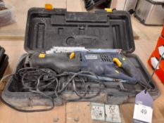 Mac Allister reciprocating saw, with case