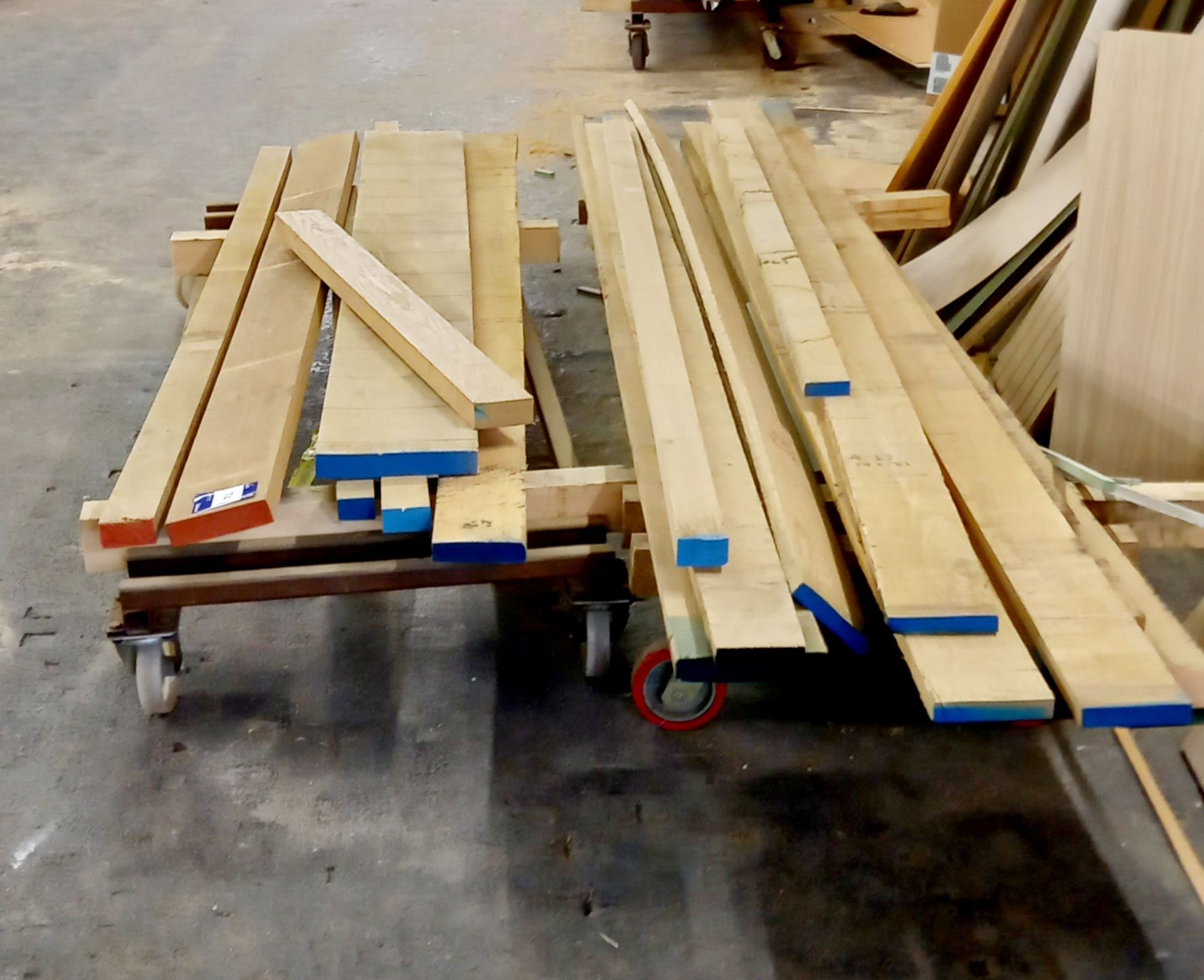 Quantity of various hardwood planks to 2 x stock t - Image 2 of 2