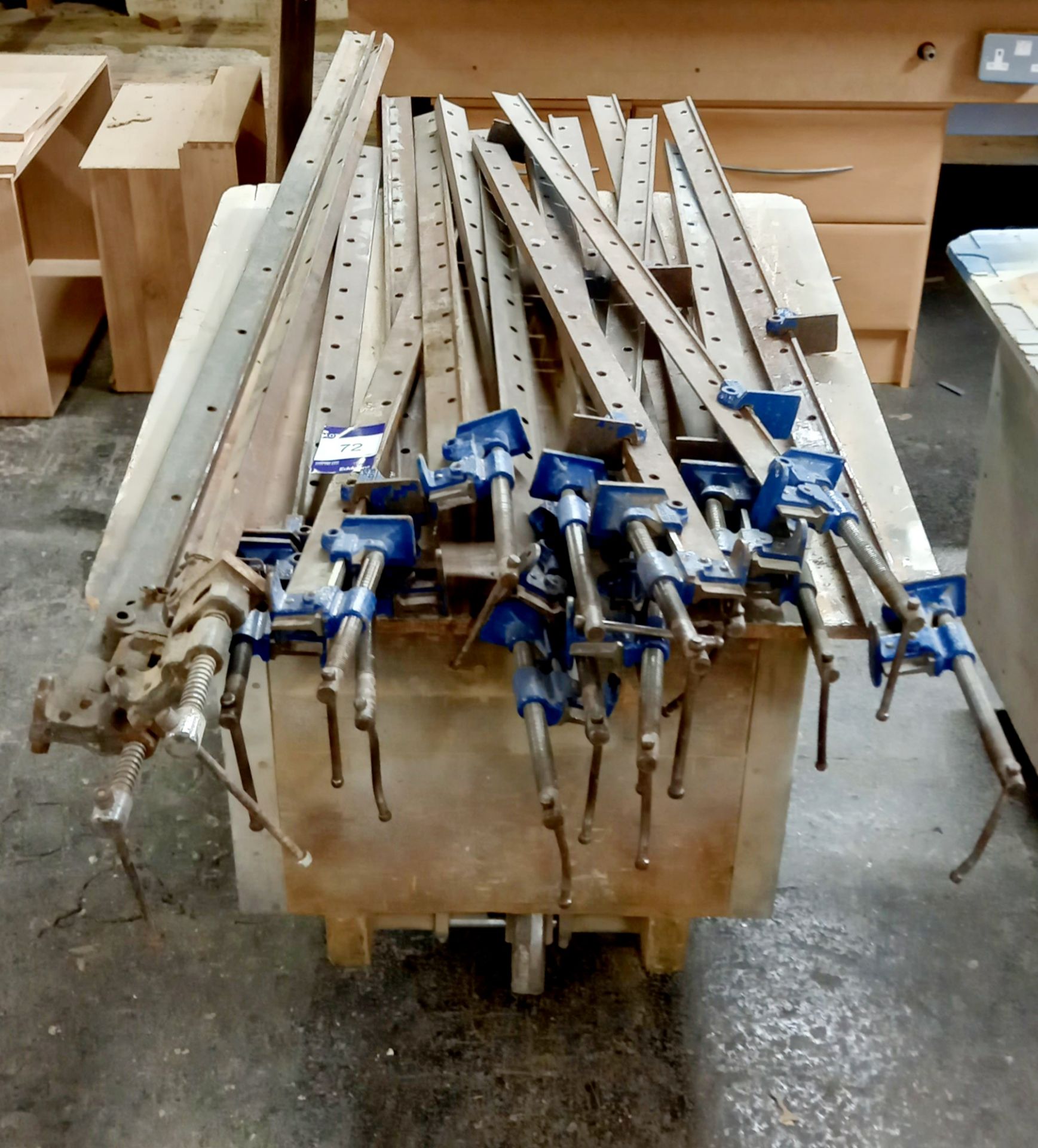 Quantity of various sash clamps