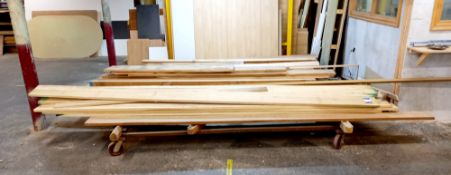 Quantity of various hardwood planks to 3 x stock t