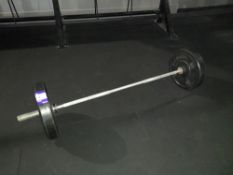 Barbell Including 2 x 25kg Bison Weights